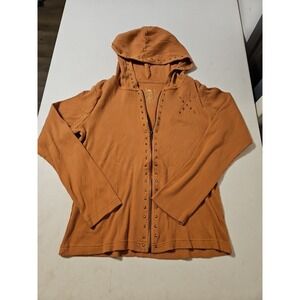 Twenty X Studded Long Sleeve Womens Lg Full Zip Western Shirt (A1056)